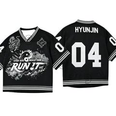 
STRAY KIDS RUN IT 2026 WORLD TOUR JERSEY SHIRT
