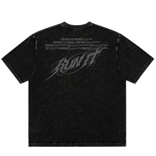 Stray Kids Run It World Tour 2026 Washed Shirt [FANMADE]