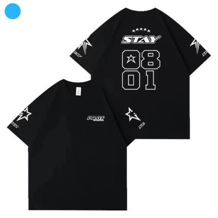 Stray Kids T Shirt 3RD FM Pilot For 5 Star Same T-shirt