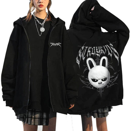 straykids merch SKZOO EVIL zip up hoodie