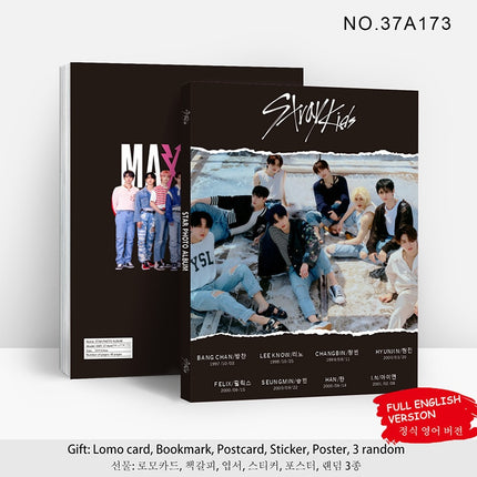 Stray Kids Bookmark Stickers Gifts Photo Cards 
