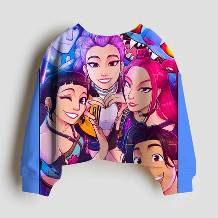 Kpop Demon Hunter HUNTRIX Hoodies for Kids