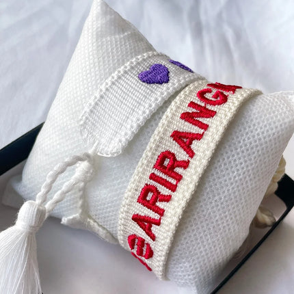 BTS ARIRANG Woven Tassel Bracelet