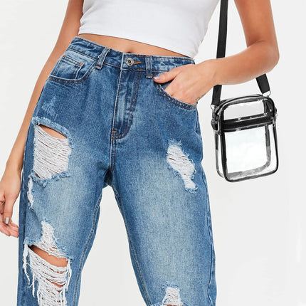 Kpop PVC Concert Transparent Clear Crossbody Bag