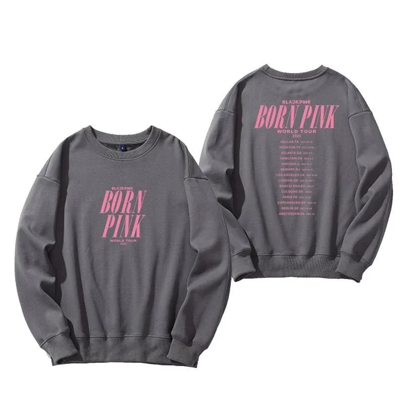 Black pink 2025 sweatshirt kpop
