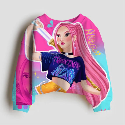 Kpop Demon Hunter HUNTRIX Hoodies for Kids