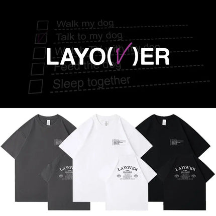 BTS V LAYOVER Graphic T-Shirt