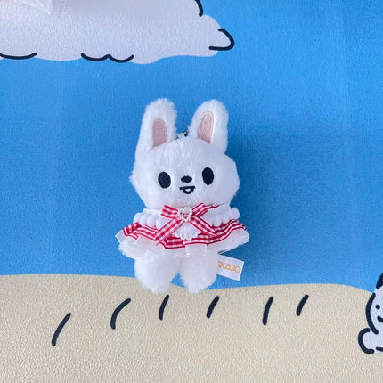Stray Kids SKZOO Red Grid Dress Plush Doll