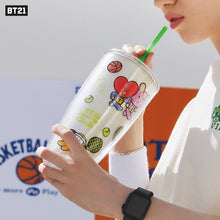 Load image into Gallery viewer, BTS BT21 Cold Water Tumbler w/ Straw