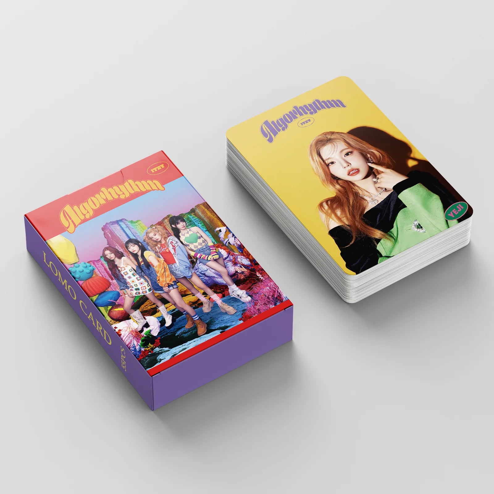 thumbnail image 2 of KPOP Merchandise ITZY Laser Photocards 50PCS - KPOP Holo Effect Lomo Cards For Fans Collection 12V LED Lighting 2 of 12