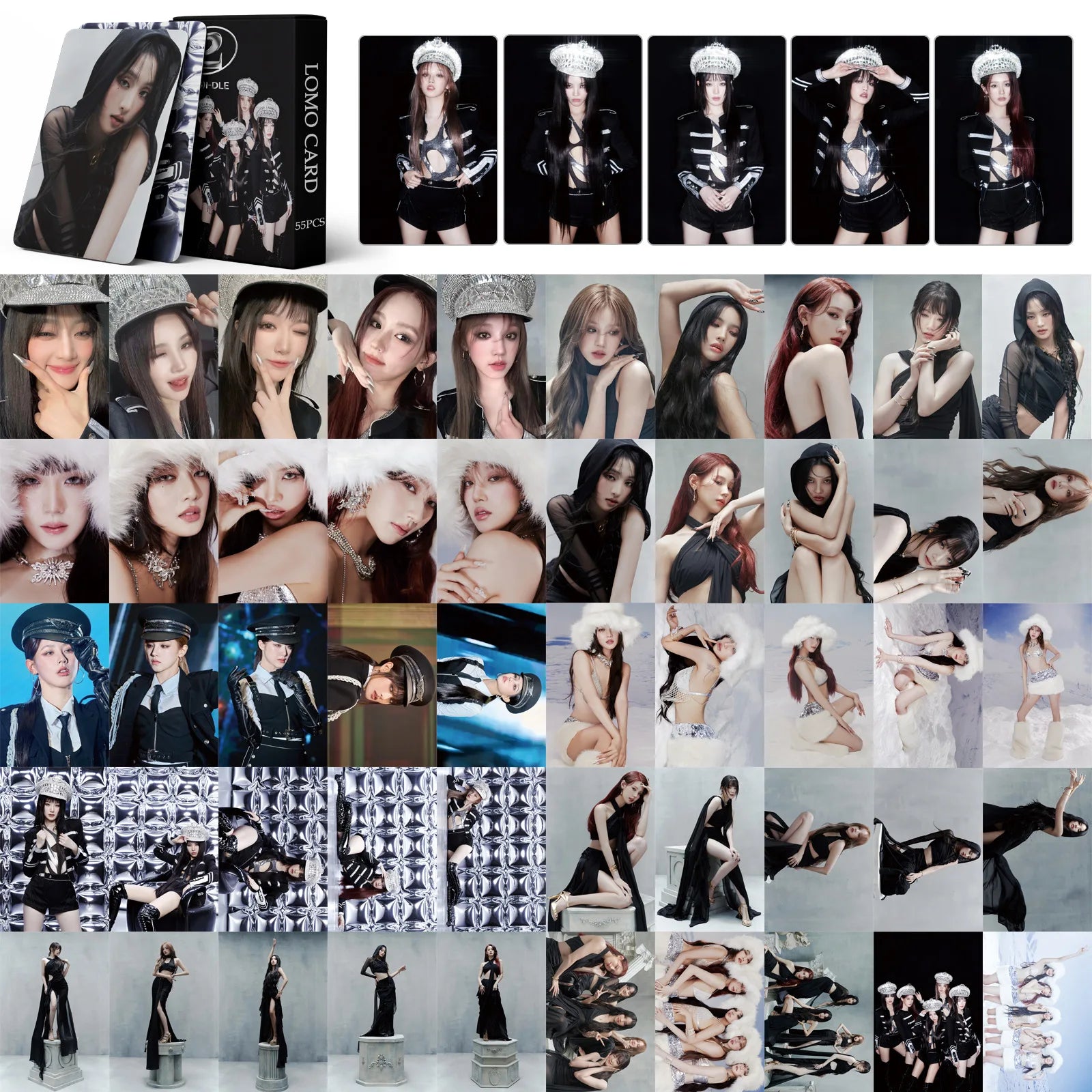 G)I-DLE Super Lady Photo Cards (55 Cards) – Kpop Exchange G)I-DLE Super Lady Photo Cards (55 Cards) – Kpop Exchange