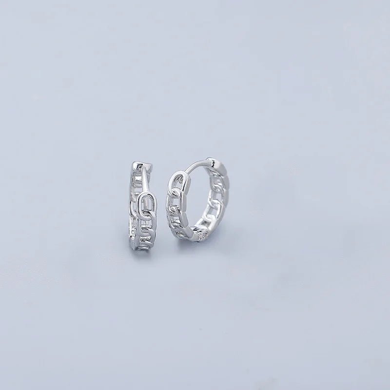 Stray Kids Bang Chan Chain Hoop Earrings