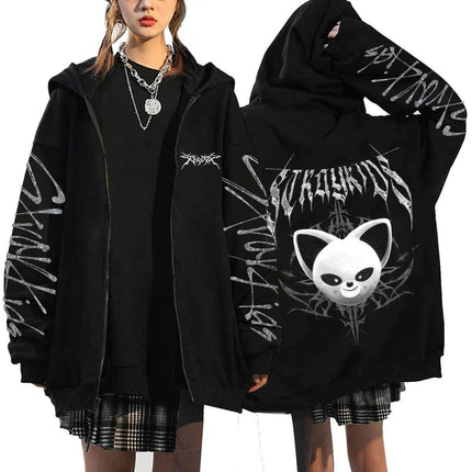 straykids merch SKZOO EVIL zip up hoodie