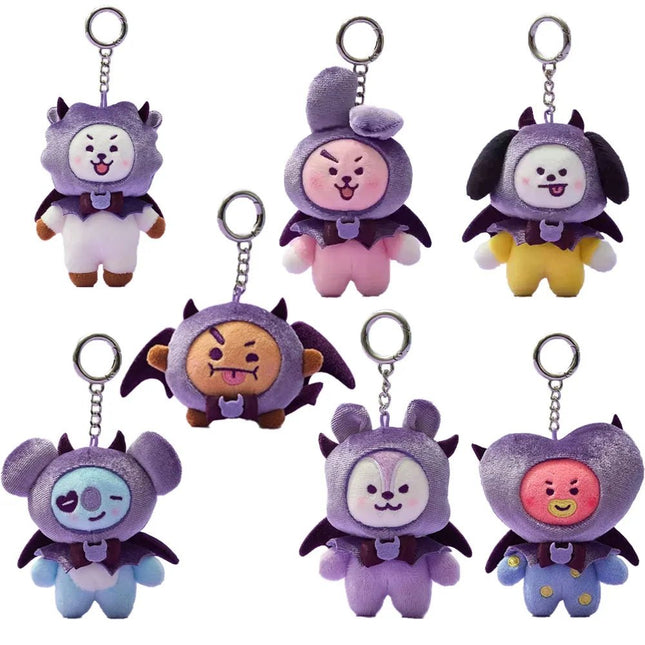 BTS X BT21 - VILLAIN PLUSH KEYRING