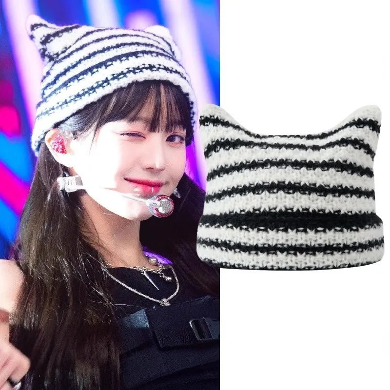 IVE Baddie Knitted Hat Cover