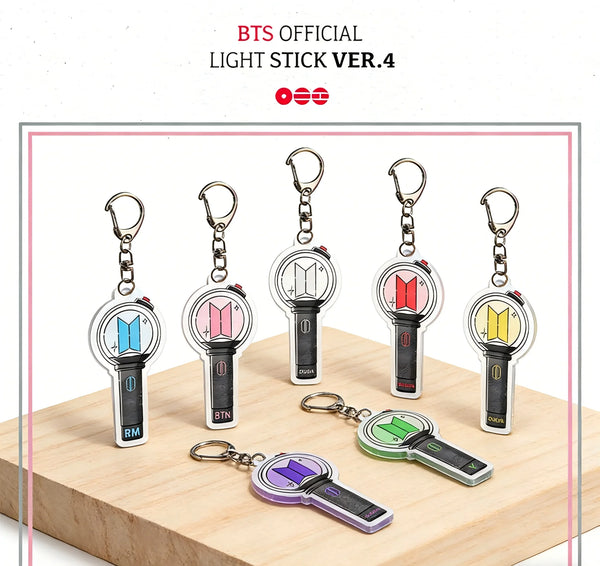 BTS ARIRANG Mini Light Stick Acrylic Keychain | Kpop Exchange