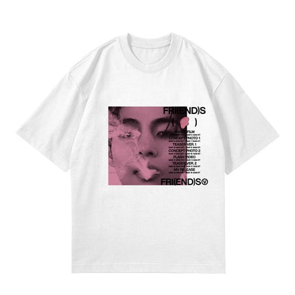 BTS V Taehyung FRI(END)S Graphic T-Shirt – Kpop Exchange BTS V Taehyung FRI(END)S Graphic T-Shirt – Kpop Exchange