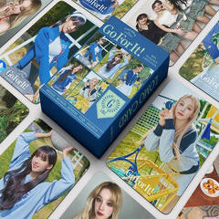 (G)-idle GO FOR IT! 2024 Seasons Greetings Photocards (55 cards)