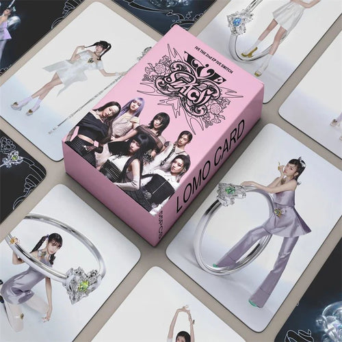 IVE SWITCH Album Pink Photo Cards (55 Cards)