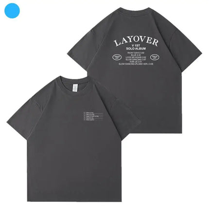 BTS V LAYOVER Graphic T-Shirt