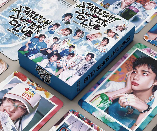 Stray Kids STARLIGHT SUPER CLUB Photo Cards (55 cards) – Kpop Exchange