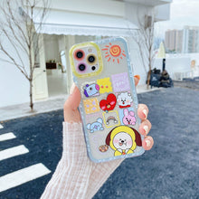 Load image into Gallery viewer, BTS BT21 Character Clear iPhone Case