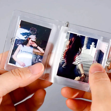 KPOP Transparent Mini Small Photo Keyring