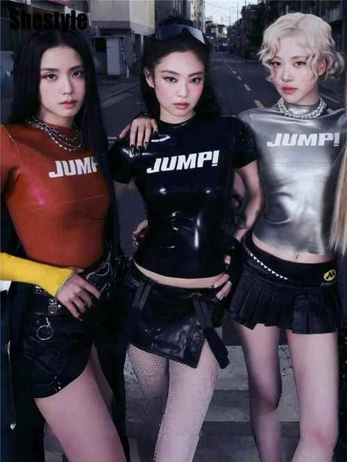 Blackpink JUMP Letter Member Shirt