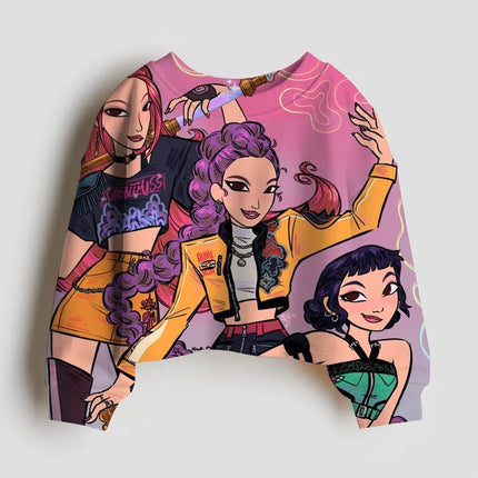 Kpop Demon Hunter HUNTRIX Hoodies for Kids