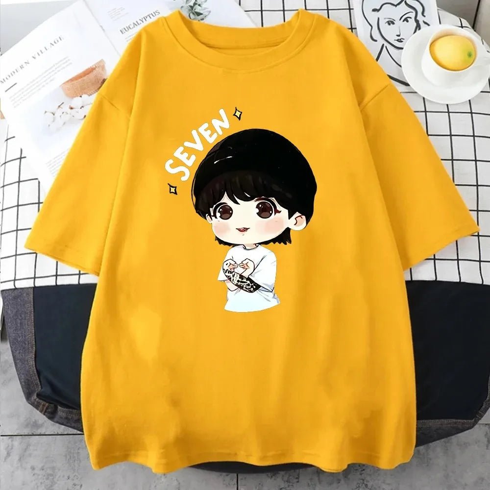 BTS JungKook Seven Aesthetic T-Shirt – Kpop Exchange BTS JungKook Seven Aesthetic T-Shirt – Kpop Exchange