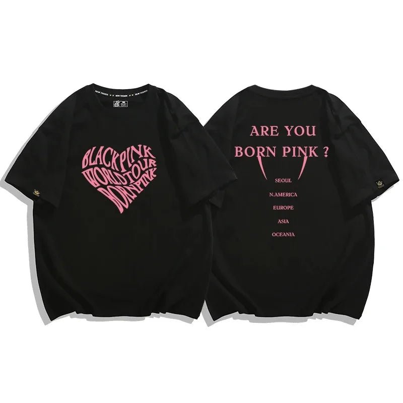 Blackpink BORN PINK Tour T-shirt – Kpop Exchange Blackpink BORN PINK Tour T-shirt – Kpop Exchange