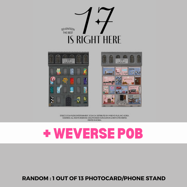 SEVENTEEN - BEST ALBUM '17 IS RIGHT HERE' Weverse POB