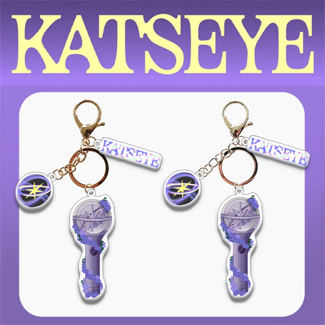 KATSEYE Lightstick Keychain 3pcs/Set