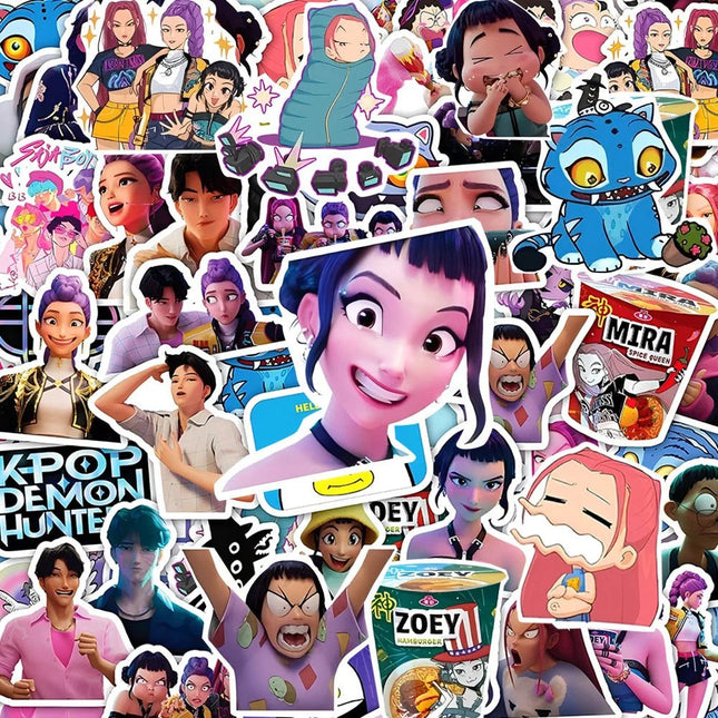 kpop demon hunters characters sticker pack