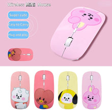 Load image into Gallery viewer, BTS BT21 Wireless Computer Mouse