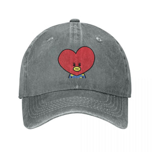 BT21 TATA Heart Cap