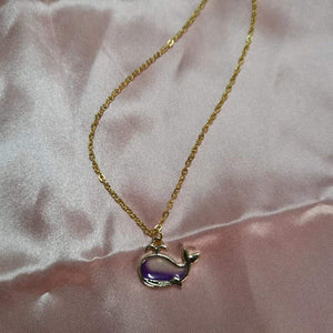 BTS Borahae Purple Whale Jewelry