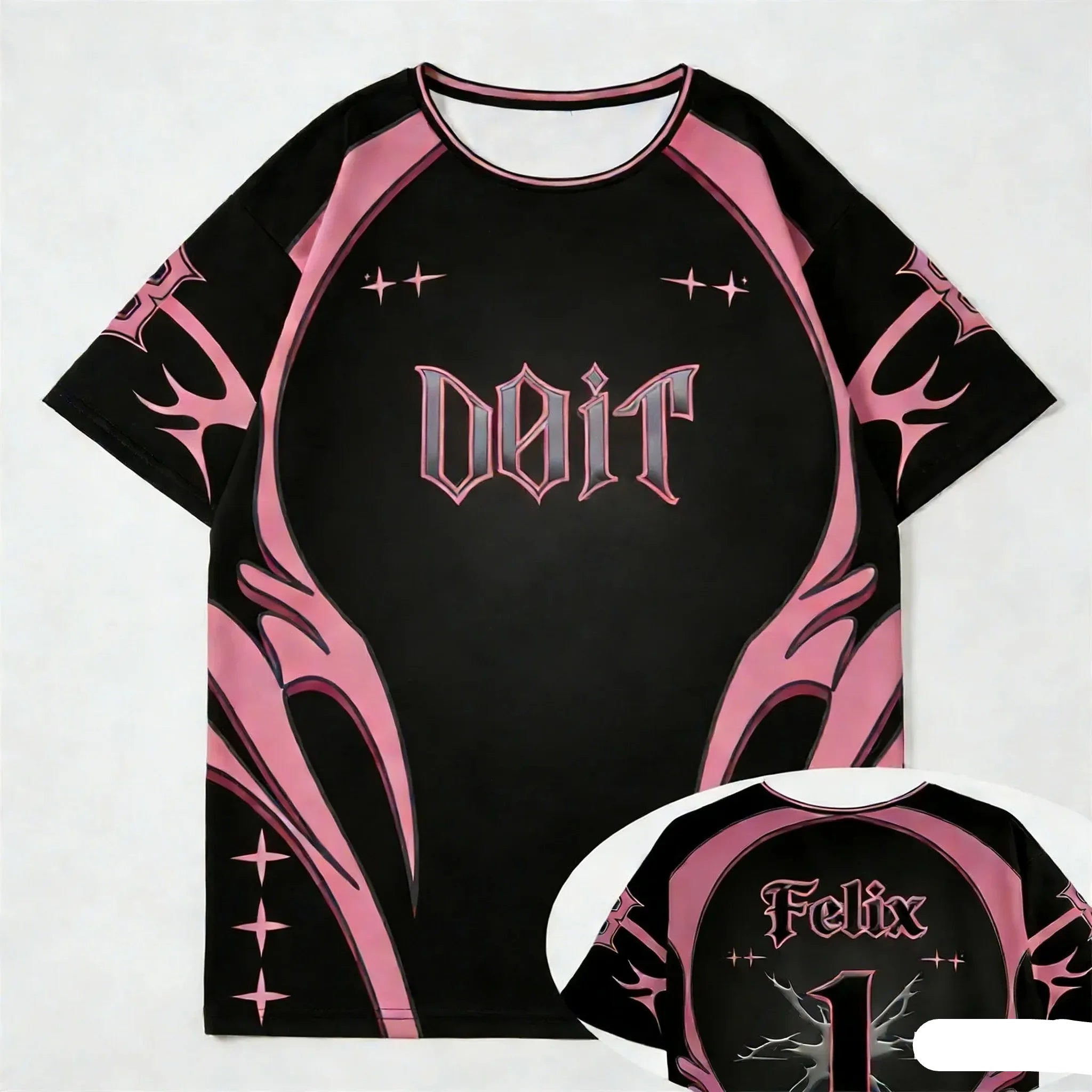 Stray Kids DO IT Jersey Shirt (Fanmade) – Kpop Exchange Stray Kids DO IT Jersey Shirt (Fanmade) – Kpop Exchange