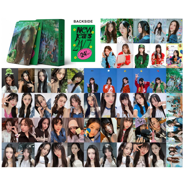 24/7 WITH NEWJEANS 2024 SEASON'S GREETINGS Photocards (55 Cards)