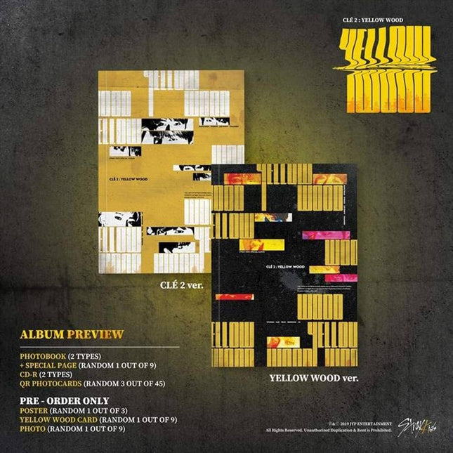 Stray Kids Clé 2 Yellow Wood, Stray Kids Side Effects album, Yellow Wood special album, SKZ Clé 2
Stray Kids QR photocard, Stray Kids Mixtape, Road Not Taken, Stray Kids 2019, STAY album, Clé series