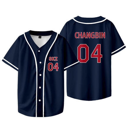 Stray Kids Chaotic SKZ Baseball Team Merch CHANGBIN