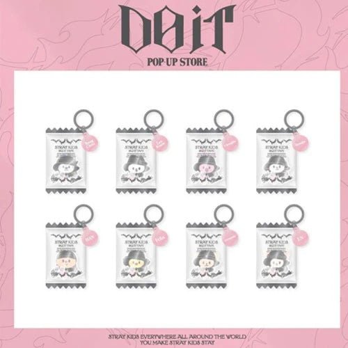 stray kids do it pop up skzoo shaker keyring