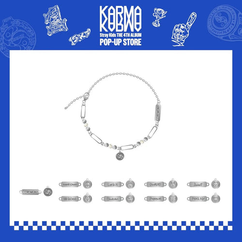 stray kids karma pop up merch necklace