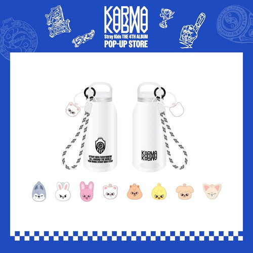 stray kids karma pop up merch tumbler