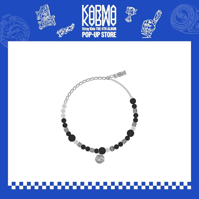 stray kids karma pop up merch yin yang bracelet