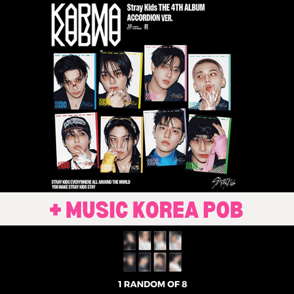 Stray Kids “KARMA” Accordion Ver. Album (Pre-Order + Freebies Stray Kids “KARMA” Accordion Ver. Album (Pre-Order + Freebies