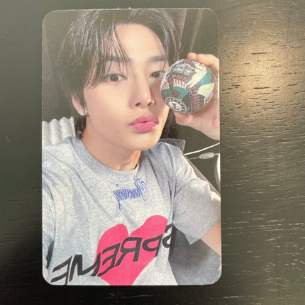 stray kids baseball photocard