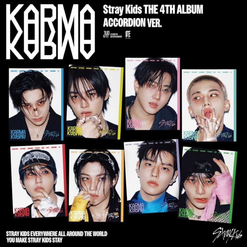 Stray Kids “KARMA” Accordion Ver. Album (Pre-Order + Freebies