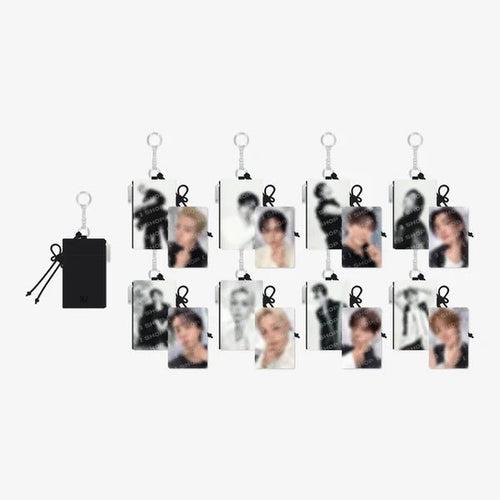 stray kids run it card holder keyring