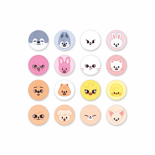 SKZ 5'CLOCK skzoo secret can badge